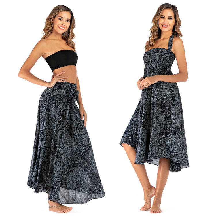 Boho Printed Long Skirt