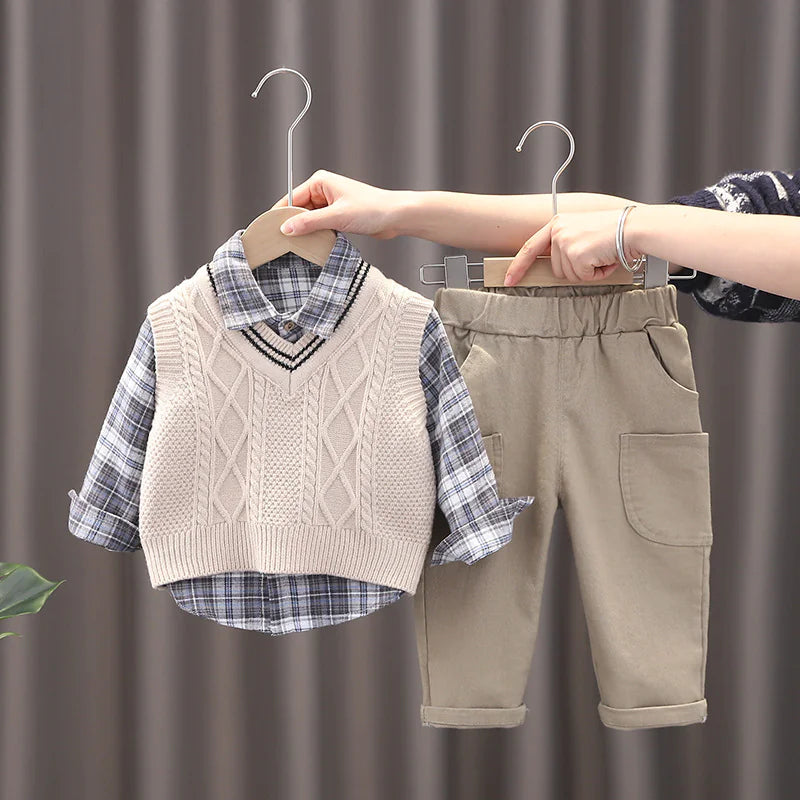Baby Boys Soft Cotton Outfit Set