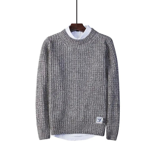 Loose Fit Crew Neck Pullover Sweater