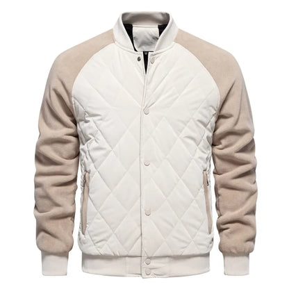 Patchwork Thick Fleece Lined Jacket