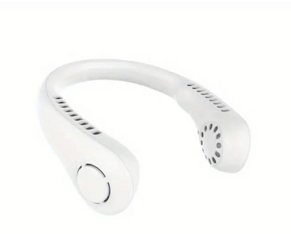 Portable Neck Hanging Mini Leafless Fan (Rechargeable)