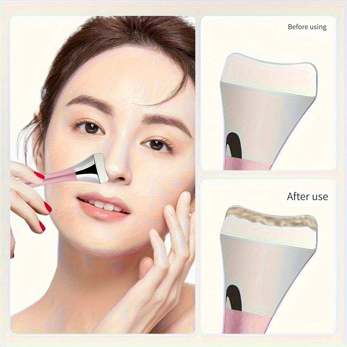 Stainless Steel Blackhead Removal Tool - No Electricity,No Fragrance. Facial Cleaning Tool - for Deep Pore Cleansing.
