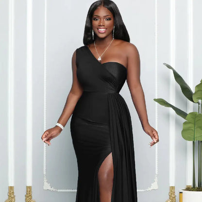 High Waist Slit Dress
