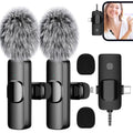 Tired of Bad Audio? Wireless Lavalier Microphone – 2-Mic Noise Reduction System