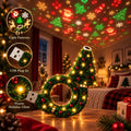 Boring Christmas Decor? USB Christmas Projector Night Light for Festive Glow