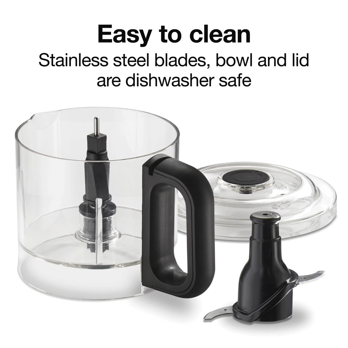 Electric Food Chopper & Mini Food Processor, 2-Speed, 3.5 Cup, Gray