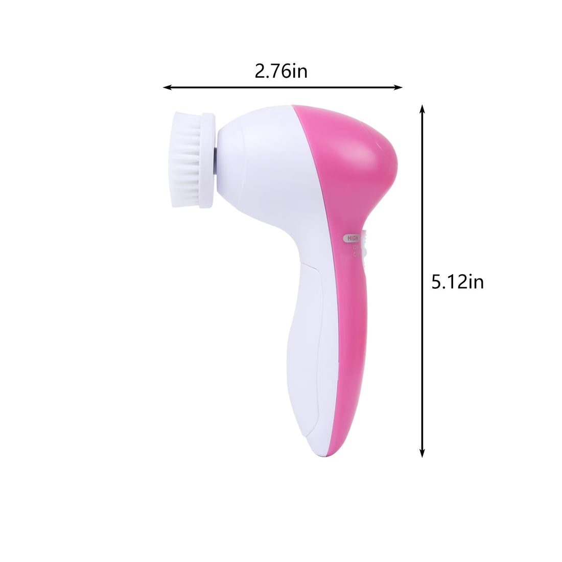 Electric Facial Cleansing Brush 5 in 1 Face Skin Spin Brush for Deep Cleansing, Gentle Exfoliating, Blackhead Removing and Massaging, Battery Operated Facial Cleanser Brush