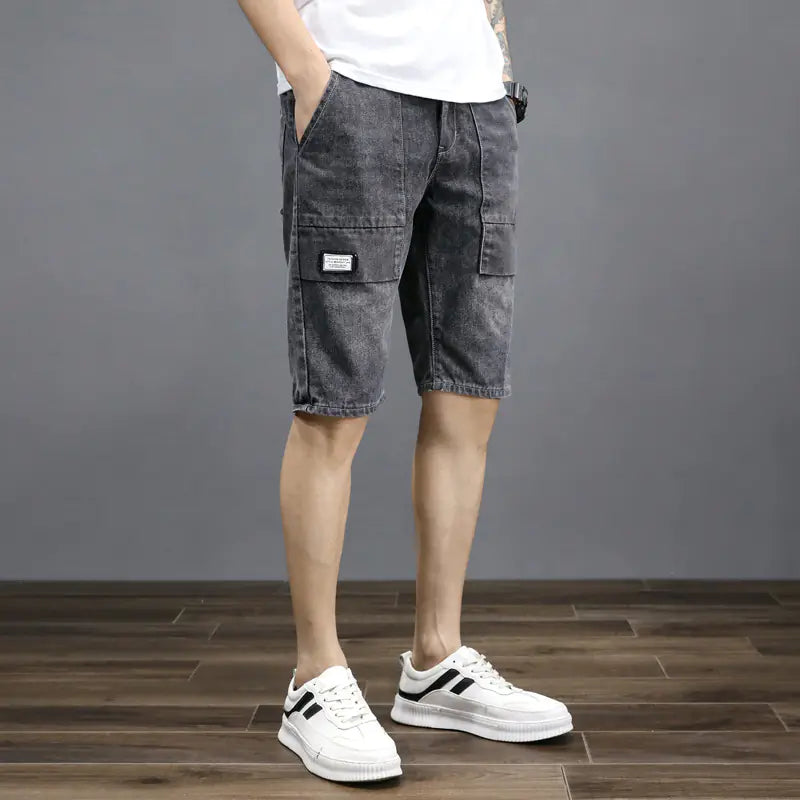 Thin Denim Shorts