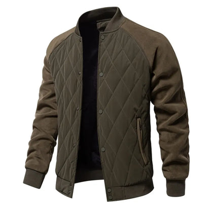 Patchwork Thick Fleece Lined Jacket