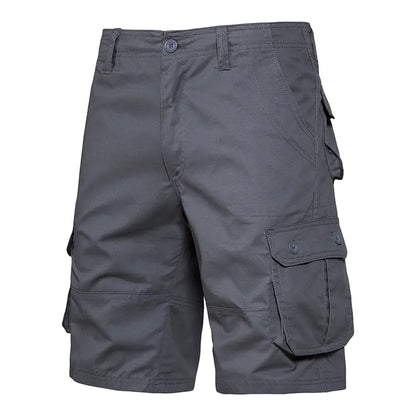 Casual Loose Cargo Shorts Summer Cotton Blend
