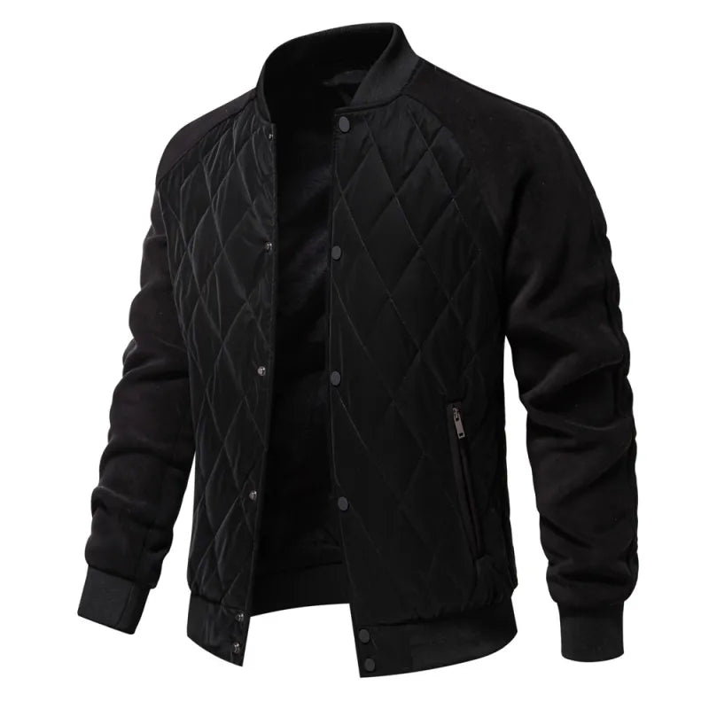 Patchwork Thick Fleece Lined Jacket