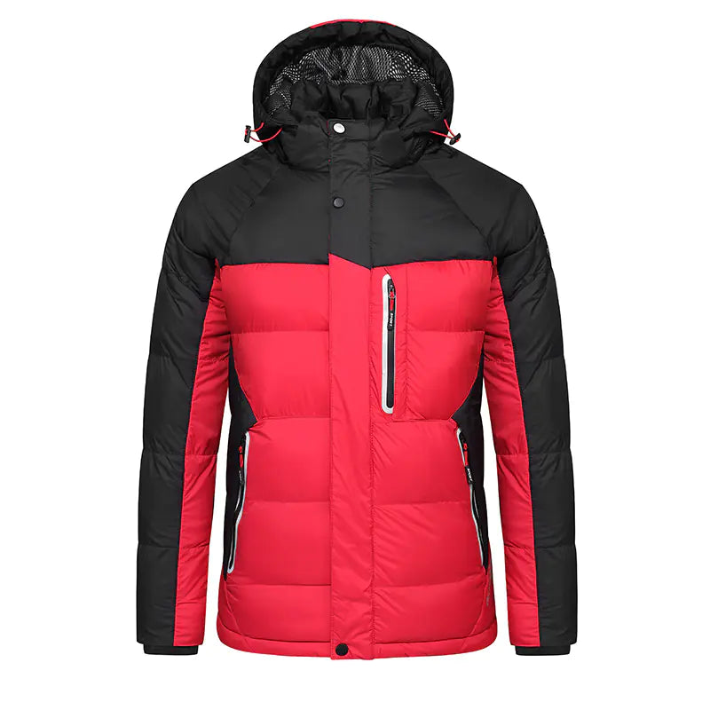 Waterproof Insulated Outdoor Cotton Jacket with Hood
