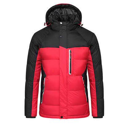 Waterproof Insulated Outdoor Cotton Jacket with Hood
