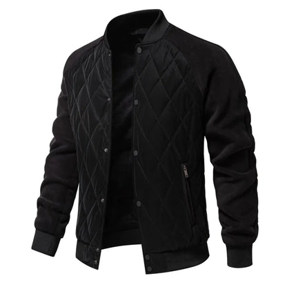 Patchwork Thick Fleece Lined Jacket