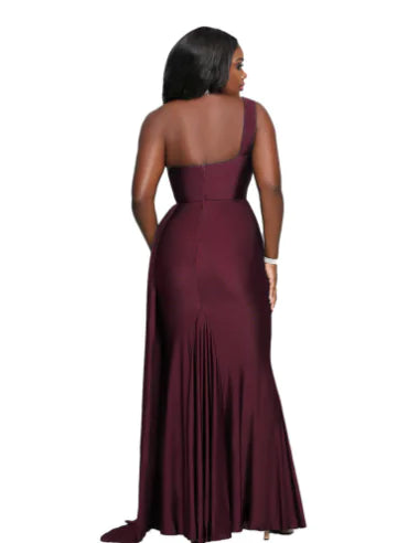 High Waist Slit Dress