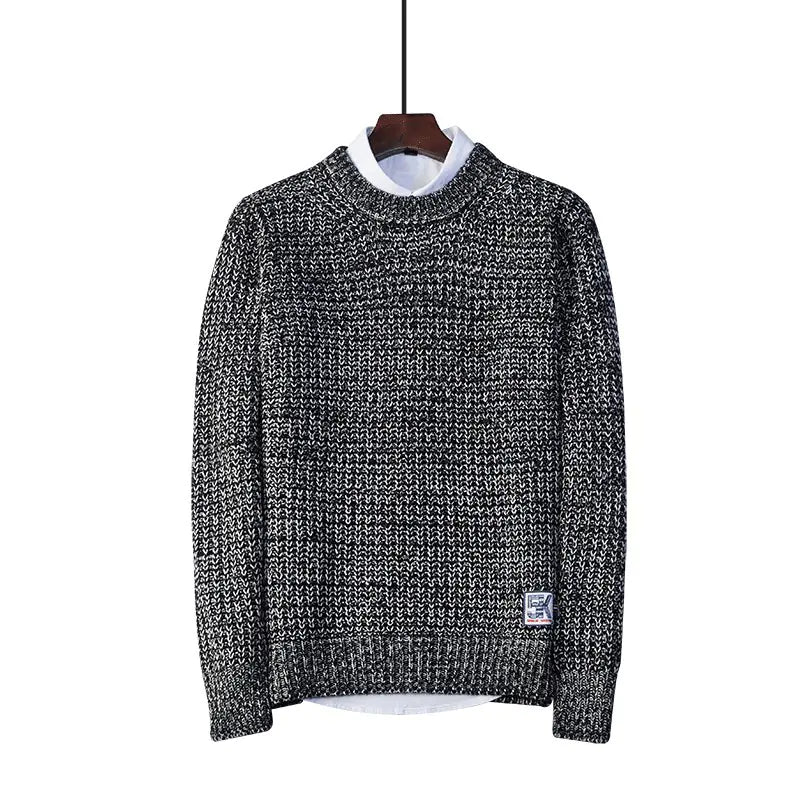 Loose Fit Crew Neck Pullover Sweater