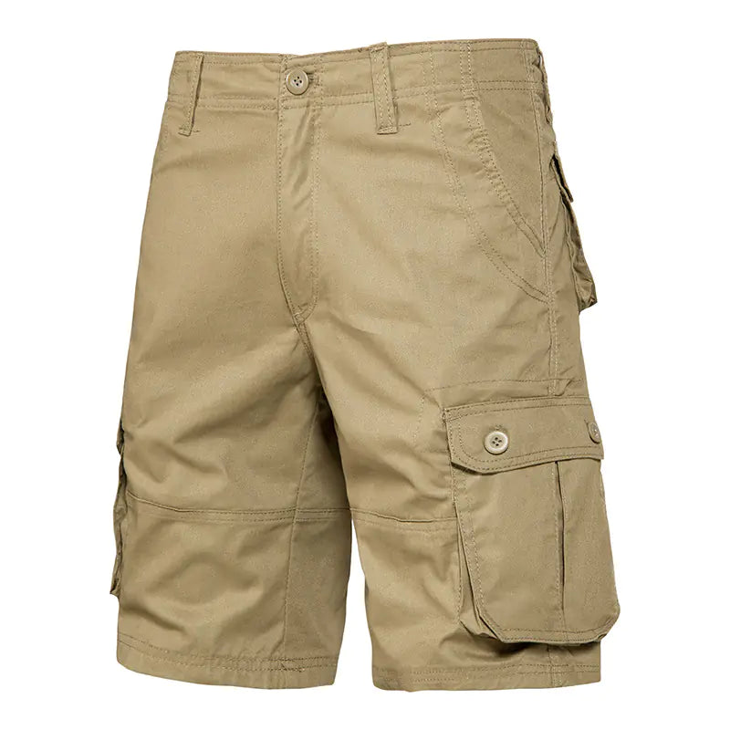Casual Loose Cargo Shorts Summer Cotton Blend
