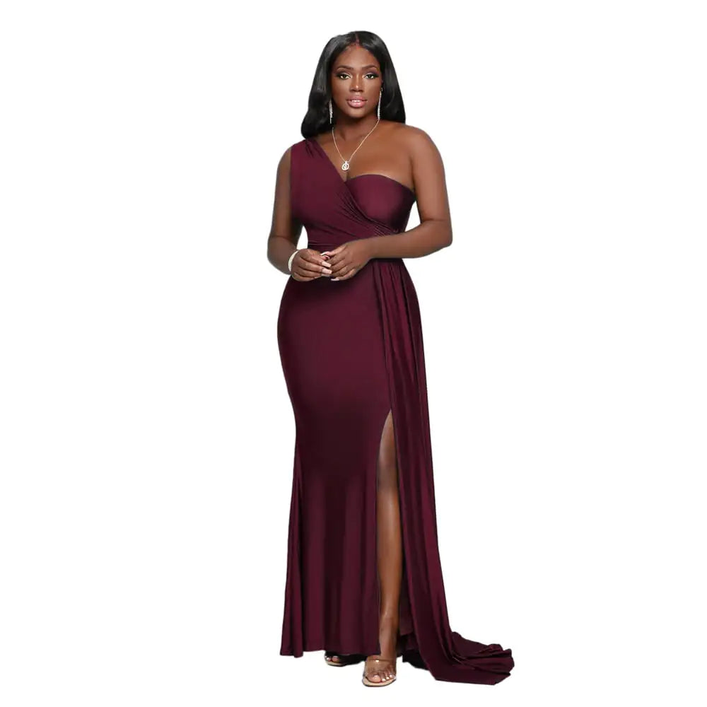 High Waist Slit Dress