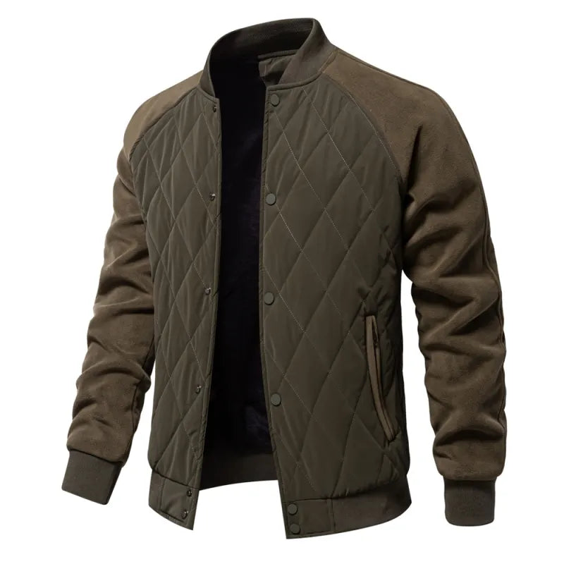 Patchwork Thick Fleece Lined Jacket