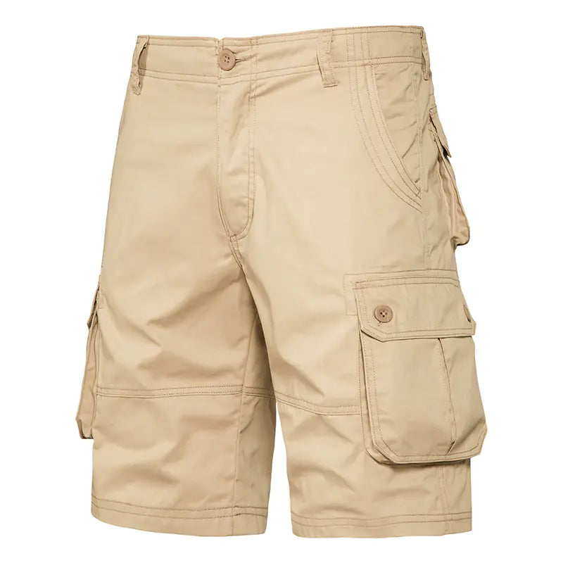 Casual Loose Cargo Shorts Summer Cotton Blend