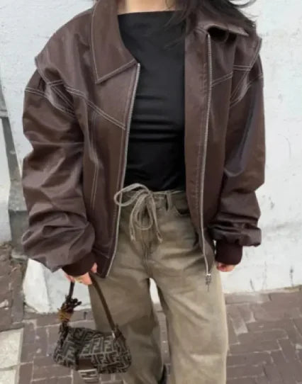 Retro Stand Collar Jacket