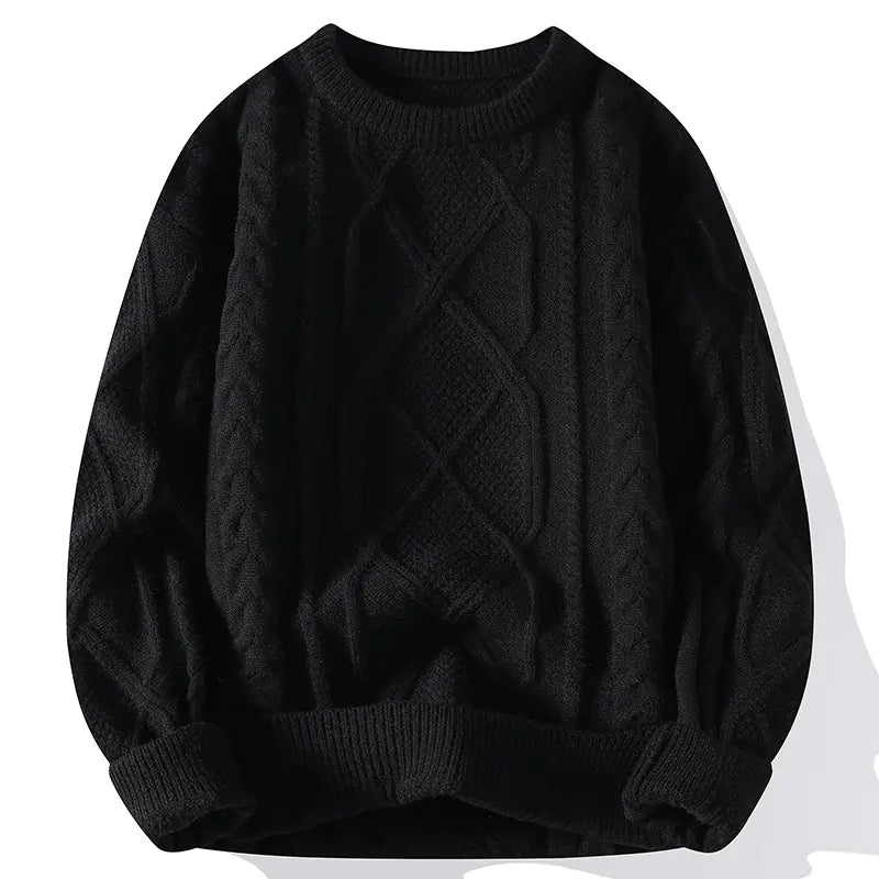 Knit Pullover Sweater for Autumn and Winter