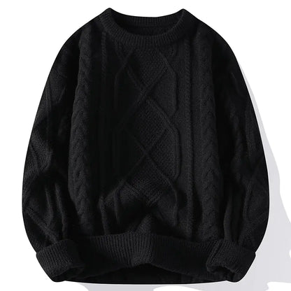 Knit Pullover Sweater for Autumn and Winter
