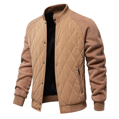 Patchwork Thick Fleece Lined Jacket