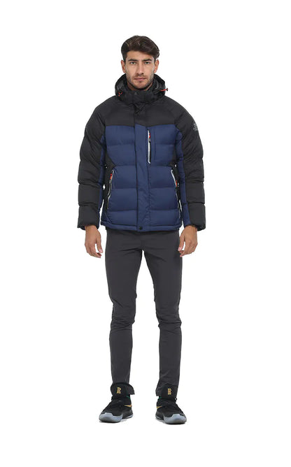 Waterproof Insulated Outdoor Cotton Jacket with Hood