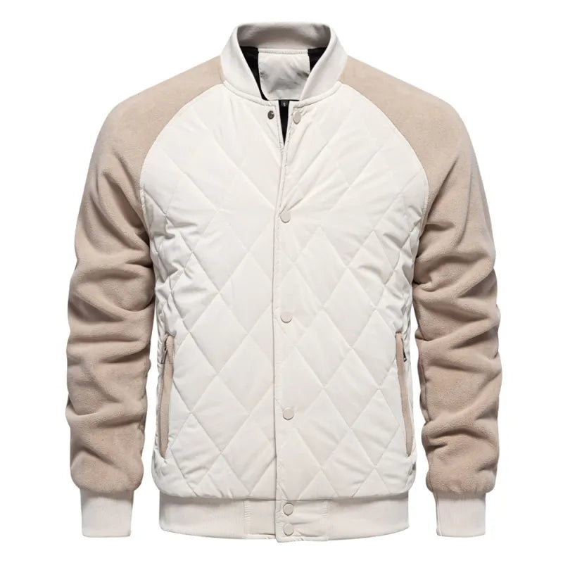 Patchwork Thick Fleece Lined Jacket