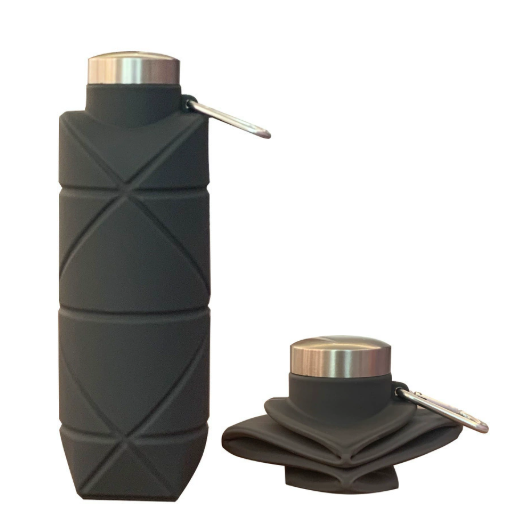 Collapsible BPA-Free Silicone Water Bottle 25oz