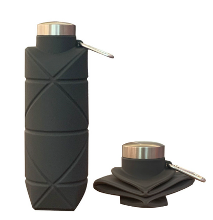 Collapsible BPA-Free Silicone Water Bottle 25oz