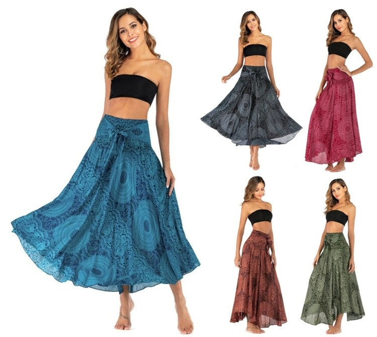 Boho Printed Long Skirt