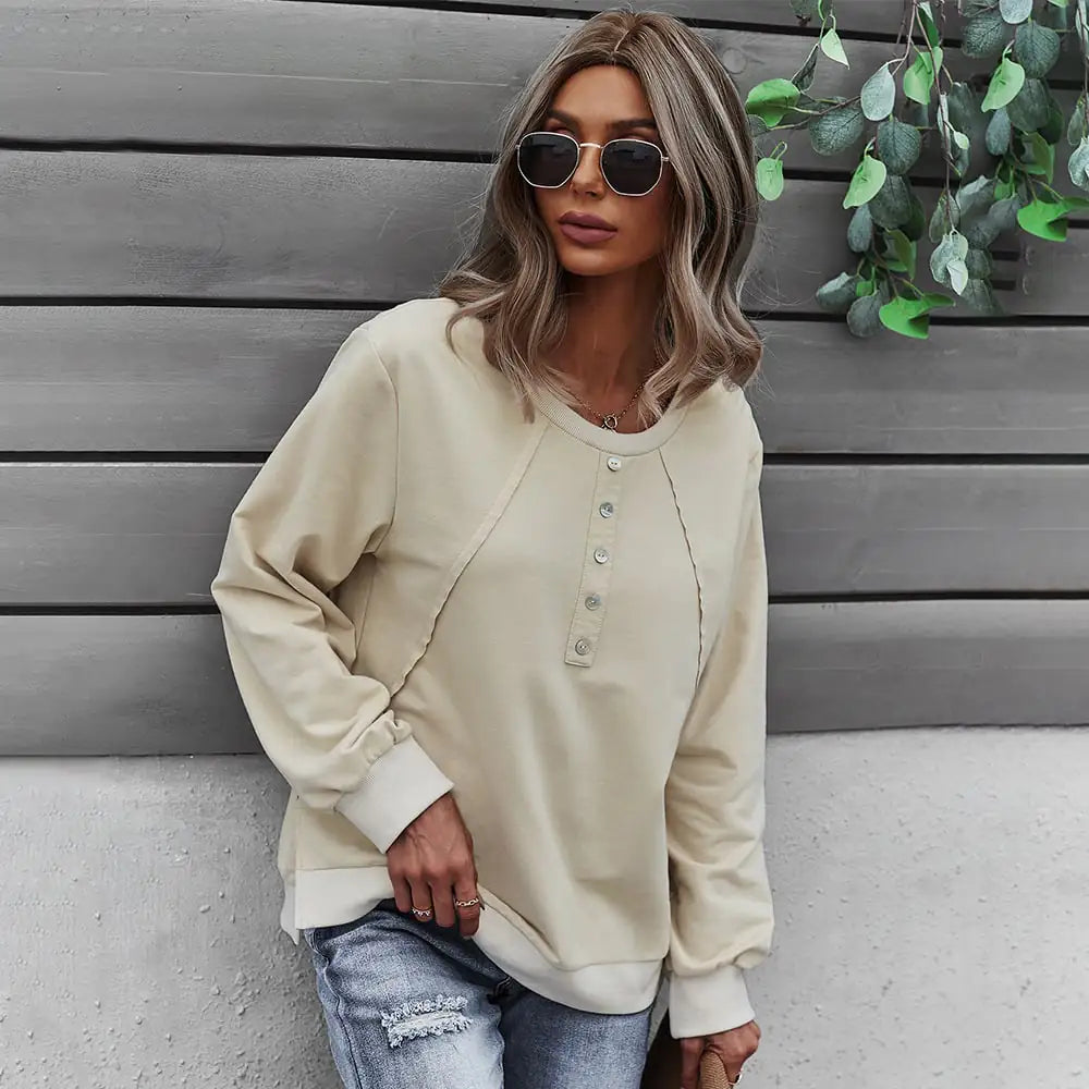 Long-Sleeve Pullover Sweater