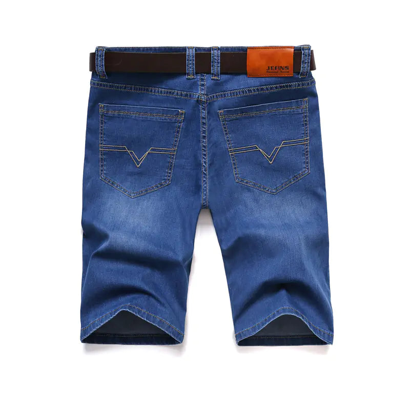 Ultra-thin Loose Straight Denim Shorts
