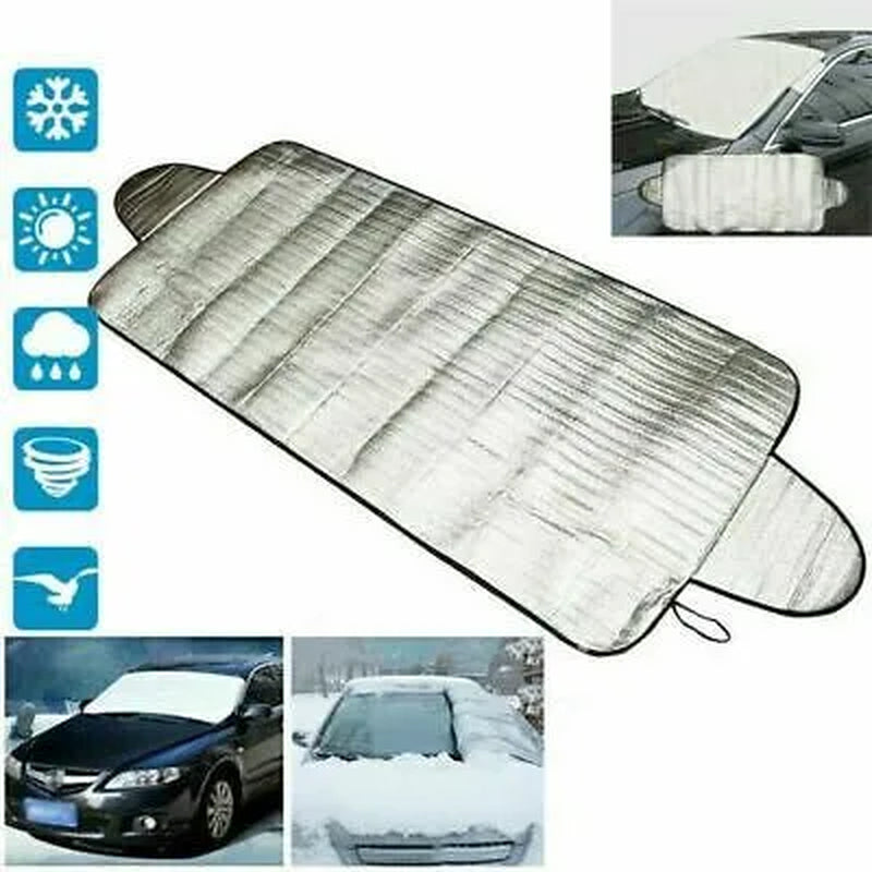 Car Windscreen Windshield Frost Cover Winter Resistant Ice Snow Shield Front Protector Car Shade Cover for Front Windshield