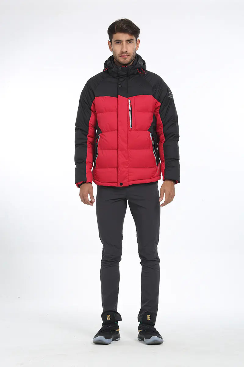 Waterproof Insulated Outdoor Cotton Jacket with Hood