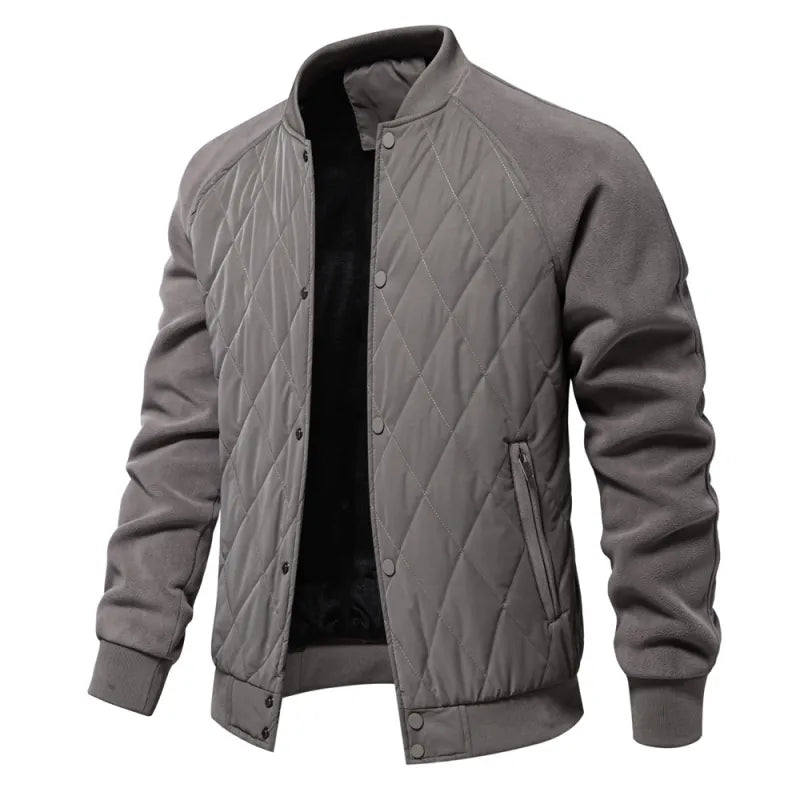 Patchwork Thick Fleece Lined Jacket