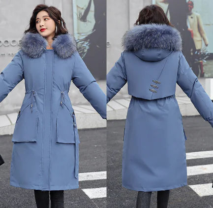 Winter Parka with Fur Collar