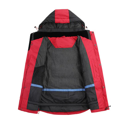 Waterproof Insulated Outdoor Cotton Jacket with Hood