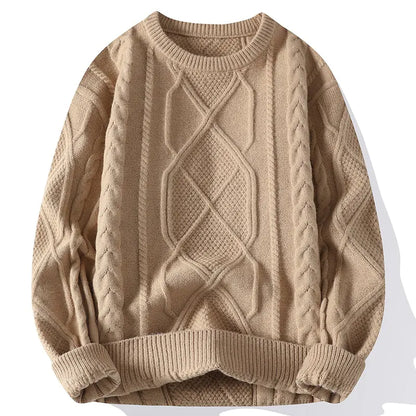 Knit Pullover Sweater for Autumn and Winter