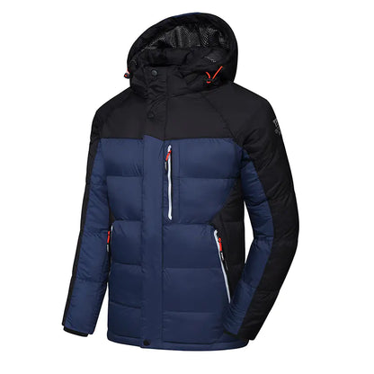 Waterproof Insulated Outdoor Cotton Jacket with Hood