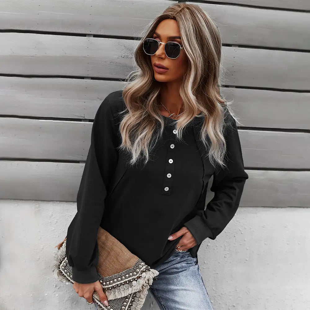 Long-Sleeve Pullover Sweater