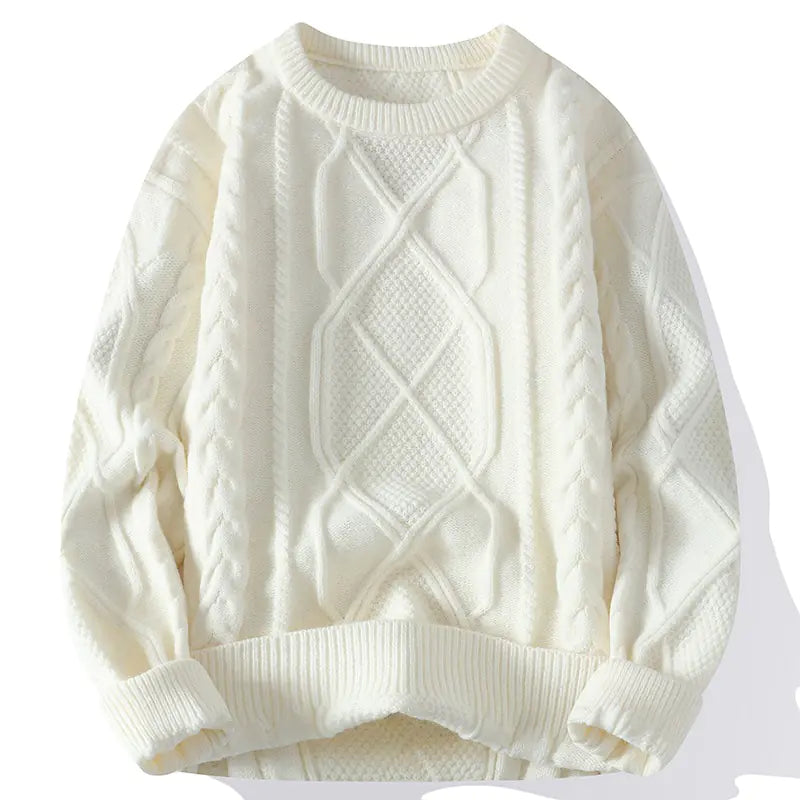 Knit Pullover Sweater for Autumn and Winter