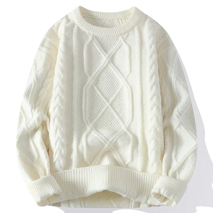 Knit Pullover Sweater for Autumn and Winter