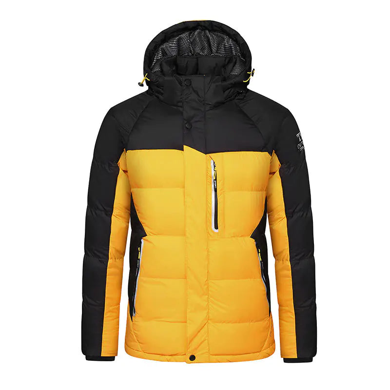 Waterproof Insulated Outdoor Cotton Jacket with Hood