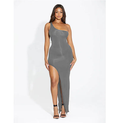 High Slit Long Tight Dress