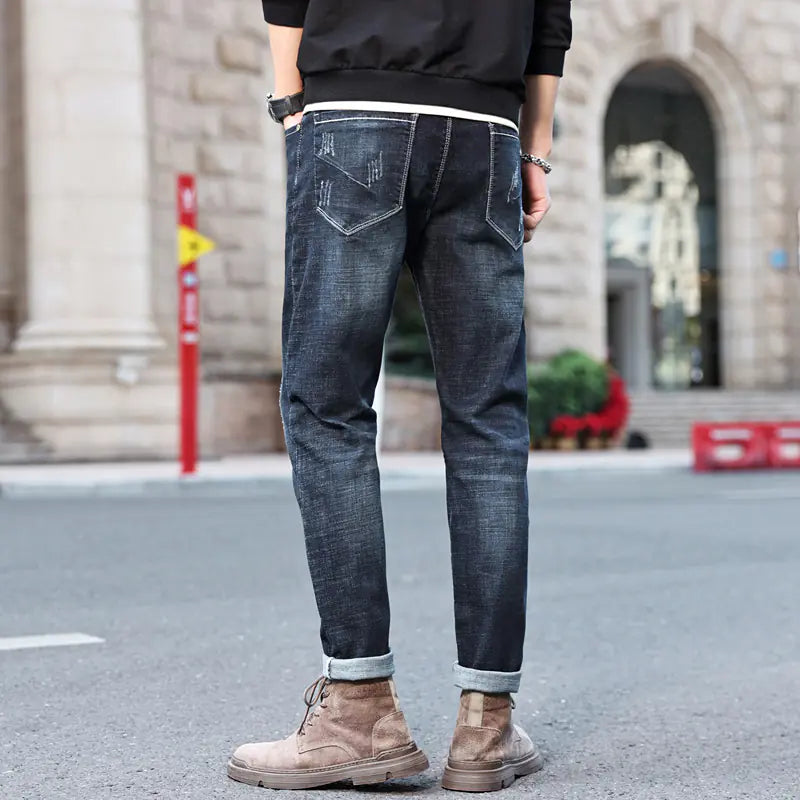 Slim Fit Ripped Jeans