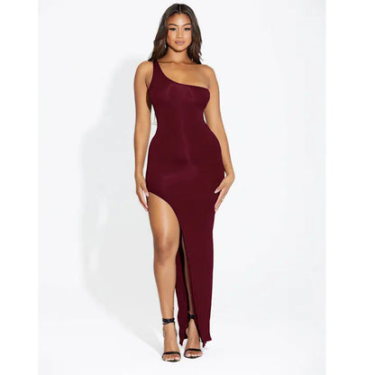 High Slit Long Tight Dress